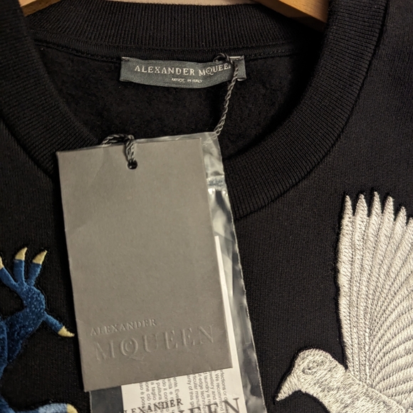 Alexander McQueen Medieval Embroidered Sweatshirt Dress - Picture 3 of 7